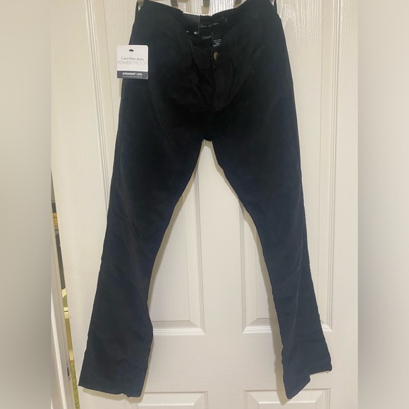 Calvin Klein Straight Corduroy Pants - Picture 3 of 4